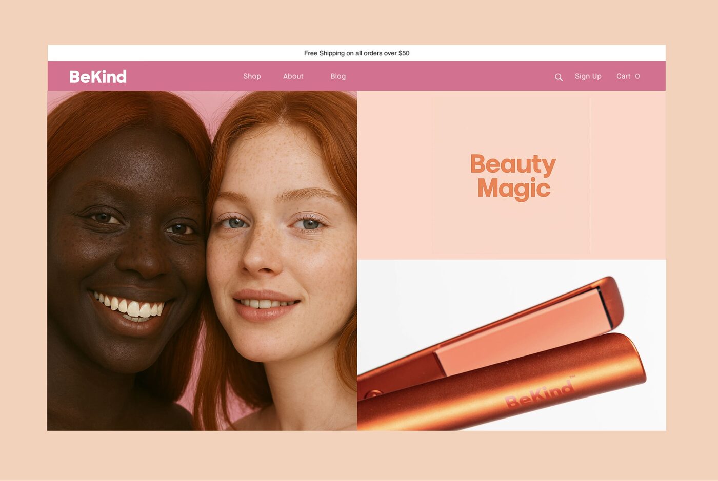 BEKIND Beauty — work