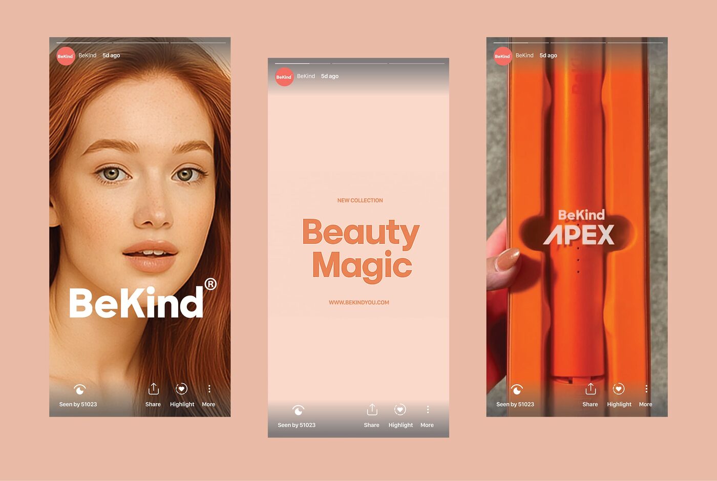 BEKIND Beauty — work