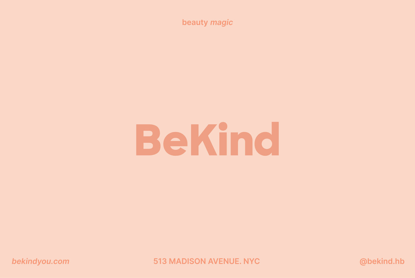 BEKIND Beauty — work